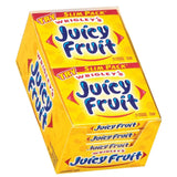 Wholesale Wrigley's Juicy Fruit Slim Yellow Pack 15 sticks of refreshing gum for a burst of flavor.