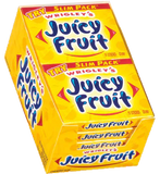 Wholesale Wrigley's Juicy Fruit Slim Yellow Pack 15 sticks of refreshing gum for a burst of flavor.