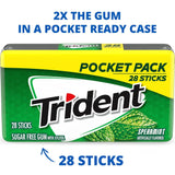 Trident Pocket Pack Spearmint 14 Stk