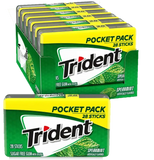 Wholesale Trident Pocket Pack Spearmint Gum- Freshen your breath on the go with Mexmax INC.