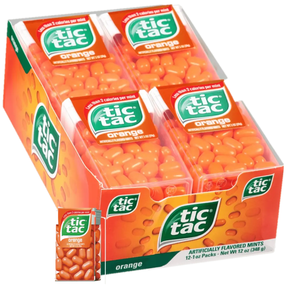 Tic Tac Orange Mints 1 OZ (Pack of 24)