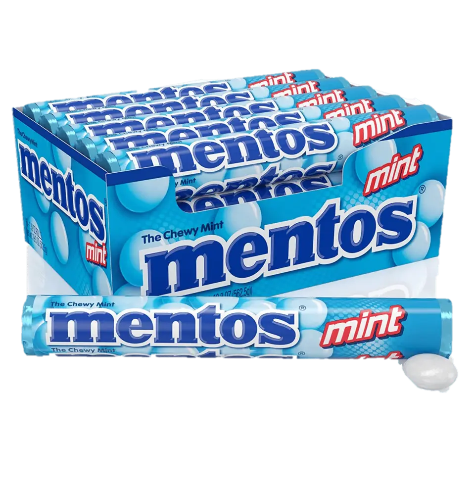 Mentos Roll Mint - Case - 15 Units