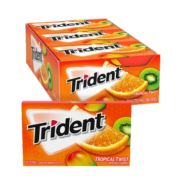 Trident Valu-Pak Tropical Twist 14 Stk