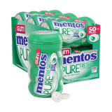 Mentos Gum Spearmint 50 pc available at Mexmax INC, ideal for wholesale buyers seeking bulk gum.