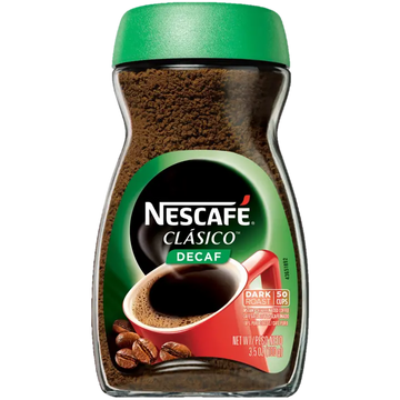 Nescafe Clasico Decaf Instant Coffee 3.5 oz