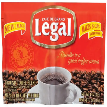 Cafe Legal Roast & Ground Pouch Coffee 1 oz