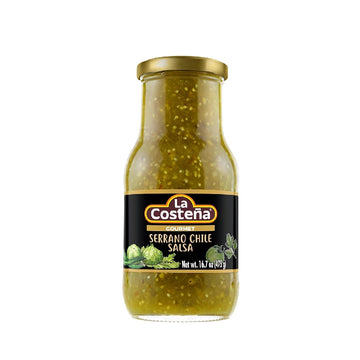 La Coste?  Serrano Chile Salsa Gourmet 16.7 oz