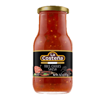 La Costeña Tres Chiles Salsa Gourmet 16.7 oz