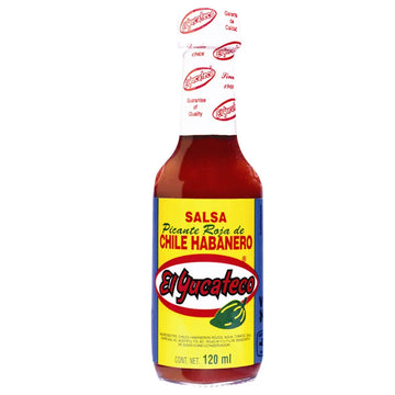 El Yucateco Red Hot Sauce 4 oz