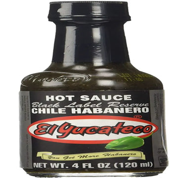 El Yucateco Black Habanero Sauce 4 oz