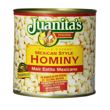 Juanita's Mexican Style Hominy 25 oz