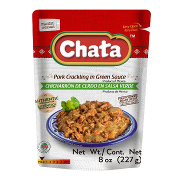 Chata Pork Chicharron Green Sauce 8 oz