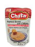Chata Refried Bean with Chilorio 15.2 - Case - 12 Units