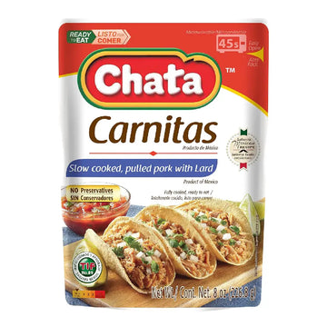 Chata Pork Carnitas Pouch 8 oz