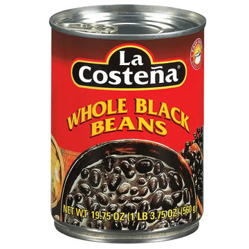 La Costeña Whole Black Beans 19.75 oz