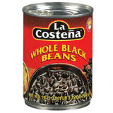 Wholesale La Costena Whole Black Beans Convenient 19.75oz can for authentic Mexican cuisine.