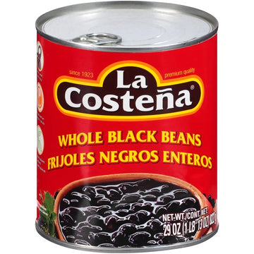 La Costeña Whole Black Beans 29 oz