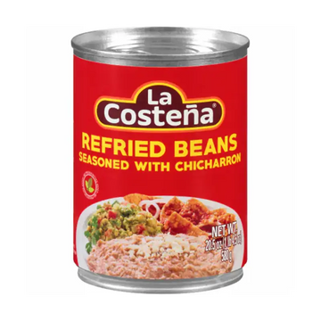 La Costeña Refried  Beans with Chicharron 20.5oz