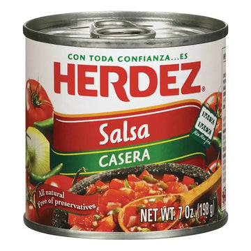 Herdez Mexican Casera Salsa (can) 7 oz