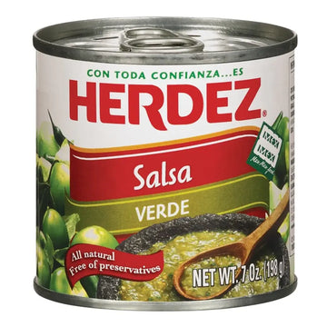 Herdez Mexican Green Salsa can 7 oz