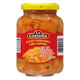 Wholesale La Costena Sliced Habanero Chilis 7.4oz- Spicy Mexican Ingredients- Mexmax INC