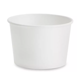 Paper Food Container White Round - 24 oz