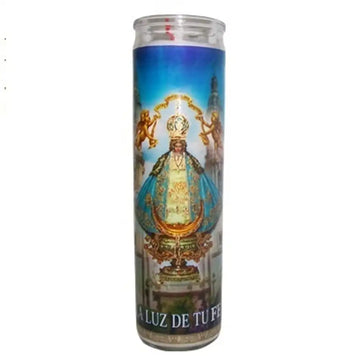 Vel Mex San Juan De Los Lagos White Candle tall