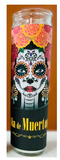 Vel Mex Dia D Muertos Dama White Candle - Case - 12 Units