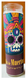 Vel Mex Dia D Muertos Caballero White Candle - Case - 12 Units