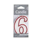 Wholesale Numeral Candles 6- Celebrate with style available at Mexmax INC.