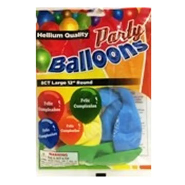 Feliz Cumpleaños Balloon Assorted 8 ct