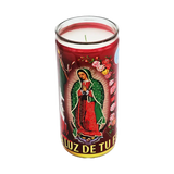 Wholesale Vel Mex Virgen De Guadalupe Ceremonial White Candle Gigante Cup at Mexmax INC