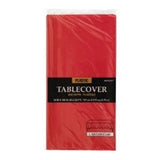 Plastic Table Cover Red 54X108