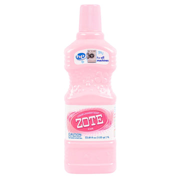 Zote Pink Liquid Detergent Biodegradable 33.81 oz