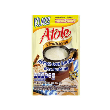 Klass Atole Arroz Con Leche 1.52 oz