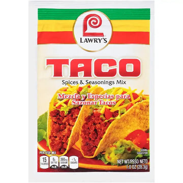 Lawry's Taco Seasoning Mix 1 oz