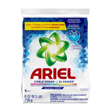 Ariel Powder Laundry Detergent Regular 5 ld 250 gm