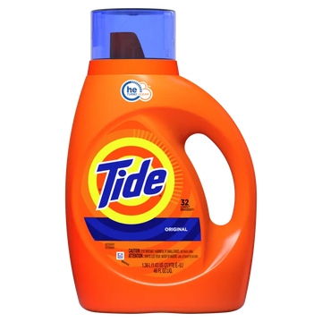 Tide Liquid Detergent Original HE (32lds) 42 oz