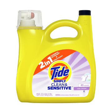 Tide Simply Clean & Sensitive Cool Cotton Liq Detergent 117 oz