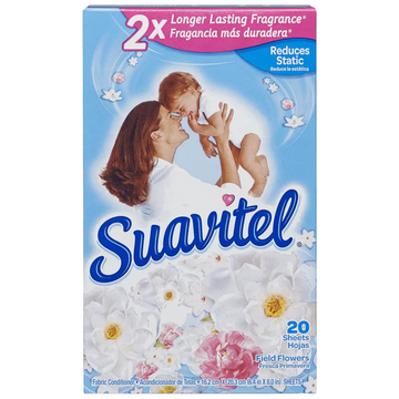 Suavitel Dryer Sheets Field Flowers 20 ct