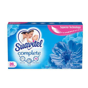 Suavitel Complete Field Flowers Dryer Sheets 36ct