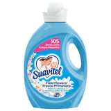 Suavitel Liquid Field Flowers (Blue) HE 105 Small Loads 105 oz