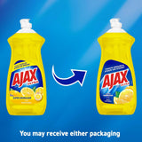 Ajax Dish Wash Liquid Lemon Yellow 28 oz