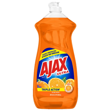 Ajax Dish Wash Liquid Orange 28 oz