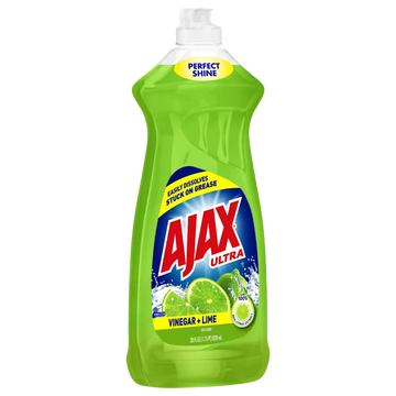 Ajax Dish Liquid Vinegar Plus Lime Green 28 oz