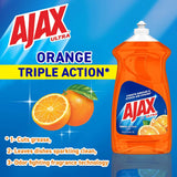 Ajax Dish Wash Soap Orange 52 oz