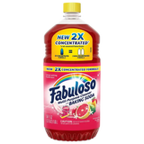 Fabuloso Bicarbonato de Sodio Cítricos y Frutas Rojo 56 oz