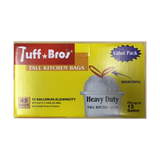 Wholesale Tuff Bros Drawstring Trash Bags 45 ct, 13 gal - Strong and Durable at Mexmax INC