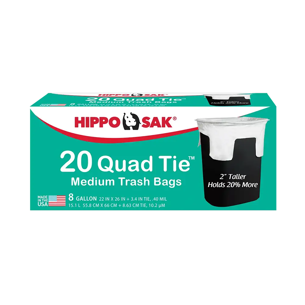 Hippo Sak 13 Gallon Trash Bag - Case - 15 Units