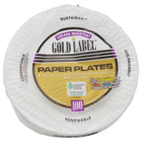 Wholesale Coated Paper Plate White 100ct 9" Heavy Duty - Get durable plates for your business at Mexmax INC